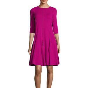 Giorgio Armani Collezioni FW17 Orchid Pink Knit Dress SZ 4